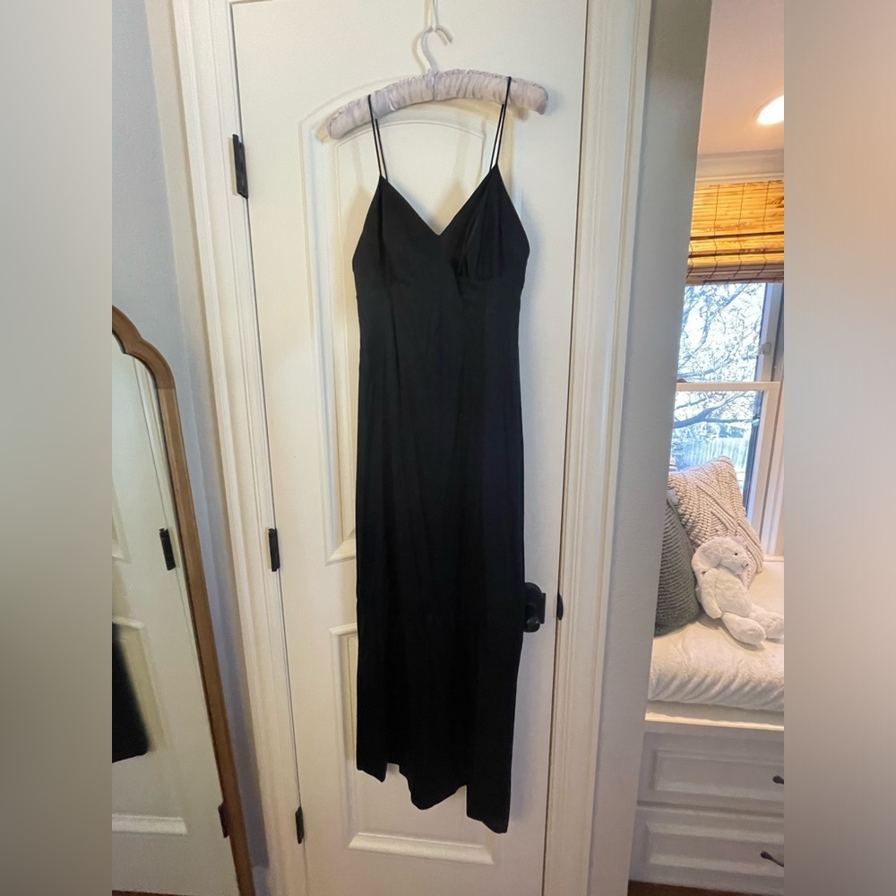 Vanity Fair Sleek Black Maxi Dress